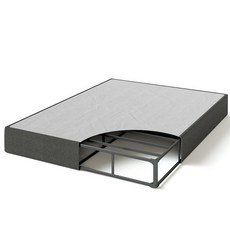 Zinus 12.7cm(5인치) Queen WonderBox(TM) 스마트 박스 스프링 빠른 조립 매트리스 파운데이션 내구성 있는 금속 프레임 그레이
