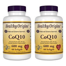 Healthy Origins 輔酶Q10軟膠囊 600mg, 60顆, 2罐