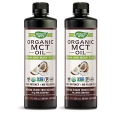 Natures Way 네이처스웨이 코코넛 MCT 오일, 480ml, 2개