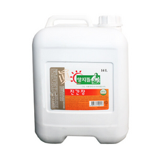 양지뜰 진간장 업소용 대용량 말통 식자재 식재료, 1개, 14L