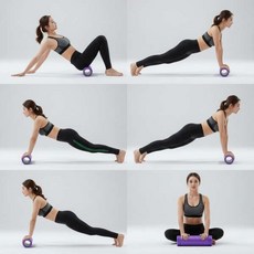 부드러운 폼롤러/ 3가지 사이즈/ 근육이완/ 체형교정/ 긴장감완화, 육각폼롤러30cm 그린