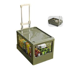 DANGZ 캠핑용 접이식 카트, 1개, 카키