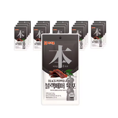 머거본 블랙페퍼 육포, 24개, 25g
