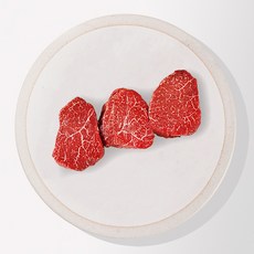 [순수한우] 한우 부드러운 안심 200g 구이용 스테이크 냉장, 한우 2등급 안심 200g 스테이크