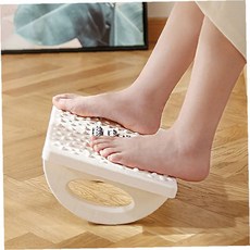 흔들림 곡선형 발마사지 지압판 종아리 스트레칭 보드 하체 이완 운동 기구, 화이트