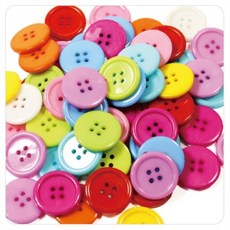 EP 공예재료 4000통 비즈 칼라 원형 단추