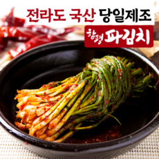 [전라도직송] 당일제조 100% 국산 전라도 파김치 쪽파김치, 1개, 1kg