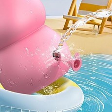 卡皮巴拉小水槍兒童噴水槍按壓式打水仗水槍玩具, 1個, 水槍進水口塞子一個