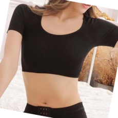 여자겨드랑이 겨드랑이땀 여자겨땀 여자보정속옷 겨땀속옷, 블랙