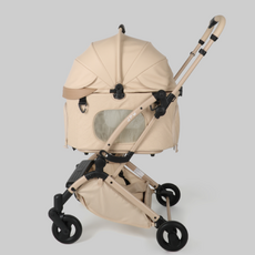 Cooper X 分離式寵物推車 (暖柔沙) - 寵物外出最佳選擇，舒適安全又時尚, 暖柔沙, 1個