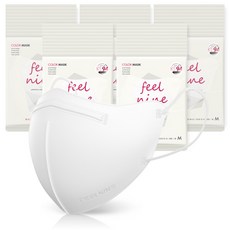 필나인 라이트 핏 2D 보건용 마스크 중형 KF94, 1매입, 50개, 스노우화이트