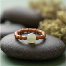 수행용 미니 염주반지 불교 소원 반지