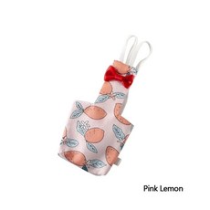 앵무새 기저귀 귀여운 과일 꽃 비둘기 작은 중형 대형 애완 동물 새 비행복 옷 빨, 2. Pink Lemon