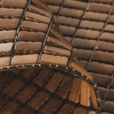 溫馨小舖 炭化專利麻將竹蓆-鬆緊帶款, 牛筋款,【單人】可超取