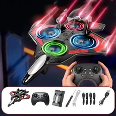 RC헬기 비행기 전투기 드론 무선 조정 카 자동차 오프로드 드리프트 포크레인 EPP 폼 리모컨 폼 전투기 중, 01 Red