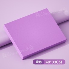 AONFIT 平衡墊 止滑跪墊, 紫色【40*33*CM】,【加厚5CM】, 1個