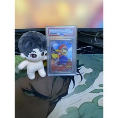 臺灣出貨 藝術品 寳可夢 皮卡丘cosplay變裝閃卡：馬力歐、路易吉、黑烈空，DIY收藏, 1個, 馬裏奧