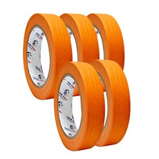 홀스파워 마스킹테이프 오렌지 20mm x 40M, 5개