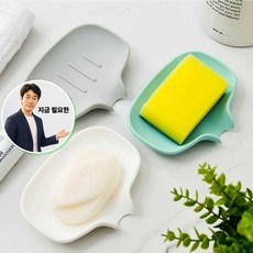 쌍문상회 지금 필요한 실리콘 비누 트레이 거치대 비누받침 화이트 홀더 비누트레이 K31872EA, 본상품