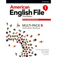 AMERICAN ENGLISH FILE 1 第三版 多件組B 學生用書 | 工作簿, 1個