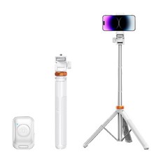 Kaiess藍牙自拍棒/運動相機架/手機三腳架, 白色, 1套, KAIESS套組