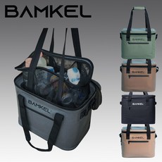 밤켈 소프트쿨러 아이스박스 보냉백 24캔 휴대용, 라이트샌드