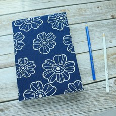 【日系花花】書衣 書套 書皮 可調式 布書衣, 1個