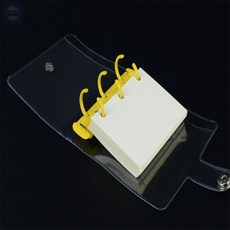 알리바니 링바인더 케이스 속지 무지종이, 투명PVC 10매