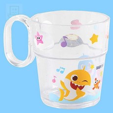스토어-정유 아기상어 유아양치컵 물컵 손잡이컵 어린이물컵