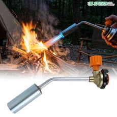 부탄가스토치 수동 캠핑 휴대용 점화도구 파워 가스토치 KBT-1000A, 상세페이지참조, 1개