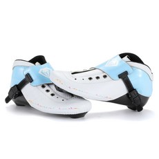 레이싱 인라인 선수용 휠 롤러 경주용 신발 블랙 남녀 3륜, 1개, F. 3 50mm 간격