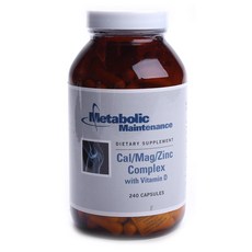 METABOLICMAINTENANCE 維生素D&鈣&鎂&鋅膠囊, 1個, 240 件