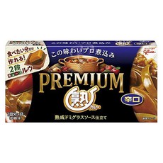 glico 格力高 Premium熟成咖哩塊 辣味, 1盒, 160g