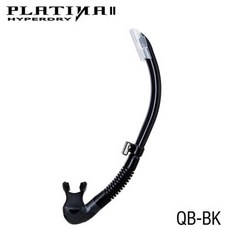 TUSA SP-170 PLATINA II HYPERDRY 潛水呼吸管, QB-BK