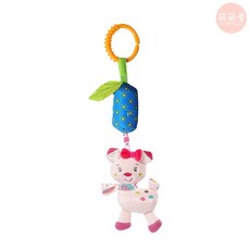 JJOVCE 多功能風鈴嬰兒推車掛件 床頭搖鈴 寶寶玩具, 1個, 貓咪