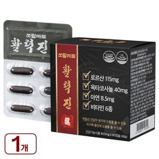 활력진 쏘팔메토 옥타코사놀 800mg, 1개, 60정