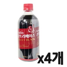 칸타타 콘트라베이스 콜드브루 스위트블랙, 500ml, 4개