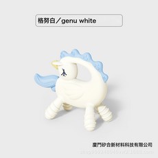 DFMEI 牙膠磨牙棒 嬰兒4-6-12個月寶寶咬咬膠玩具 食品級硅膠 防吃手神, 1個, 如圖, 獨角獸(裸裝)