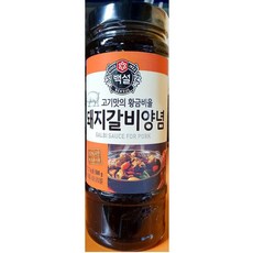 백설 [씨제이제일제당] 돼지갈비양념 (백설 500g) X 4, 500g, 1개