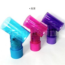 【3Q髮品】最新一代超神奇魔髮吹捲熱風罩 T型炫風罩, 1個, 黑, 約162g