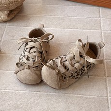 아동 클래식 레오파드 로퍼 봄가을용