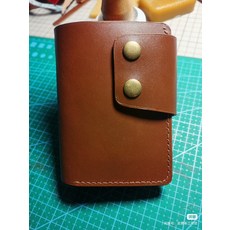 手工皮質錢包卡包 長9cm高12cm