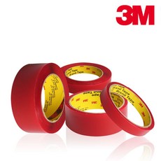 접착 초강력 3M 양면테이프 블랙박스 선바이저 엠블럼, 투명48mm1.5m, 1개