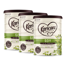 카리케어 Karicare 소이분유 신생아 영유아용 분유 900g 3통