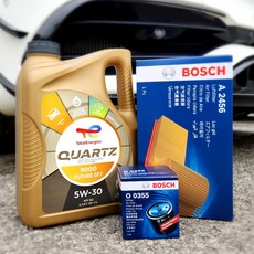 니로 하이브리드 엔진오일세트 토탈쿼츠 5W30, 디올뉴 SG2 1.6 HEV, 토탈쿼츠9000 5w30 4리터, O1182+에어필터없음, 1개