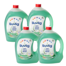 쥬블릭 알칼리 액체세제 빨래냄새제거 쉰냄새 세탁세제, 4개, 2.5L