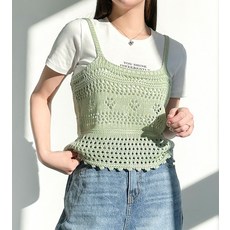 [MADE] 빈티지 감성의 리츠 뷔스티에 니트 탑 (4color)