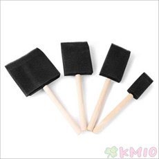 Kmio 꾸미기 폼브러쉬 4p 미술붓세트, one, 1개
