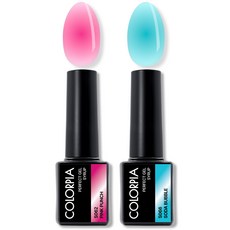 칼라피아 원스텝 퍼펙트젤 시럽 젤네일 세트, 1세트, 02. 핑크펀치 + 소다버블