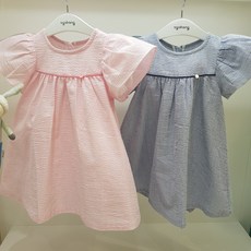 아가방 60%여름 베이비페어! 여름 외출복으로 제일 좋은 유아 원피스! 넓은 A라인 크레이프지 원피스 이거 안 이쁠수 있겠니 여름 드레스! 유아 시원 원피스 요기